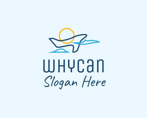 Airplane Sky Flight Logo