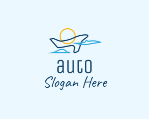 Airlines - Airplane Sky Flight logo design