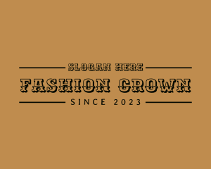 Western Rodeo Fashion logo design