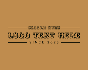 Streetstyle - Western Rodeo Fashion logo design