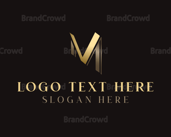 Premium Elegant Letter M Logo