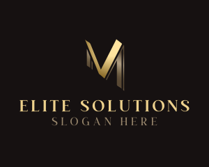 Premium Elegant Letter M Logo