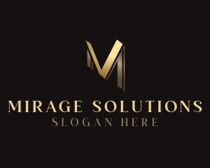 Premium Elegant Letter M logo design