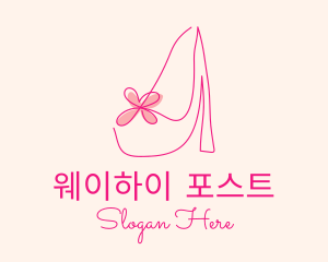 High Heel Women’s Shoe logo design