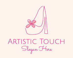 High Heel Women’s Shoe logo design