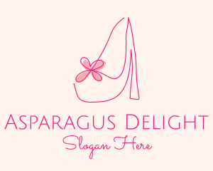 High Heel Women’s Shoe logo design