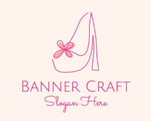 High Heel Women’s Shoe logo design