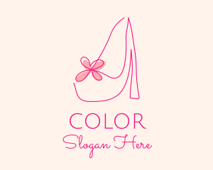 High Heel Women’s Shoe logo design