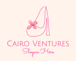 High Heel Women’s Shoe logo design