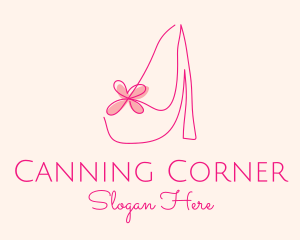 High Heel Women’s Shoe logo design