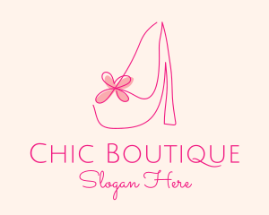 Trendy - High Heel Women’s Shoe logo design