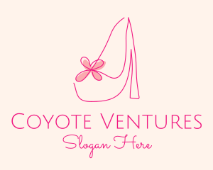 High Heel Women’s Shoe logo design