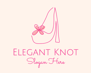 High Heel Women’s Shoe logo design