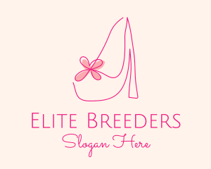 High Heel Women’s Shoe logo design