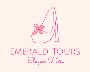 High Heel Women’s Shoe logo design