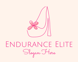 High Heel Women’s Shoe logo design