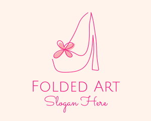 High Heel Women’s Shoe logo design