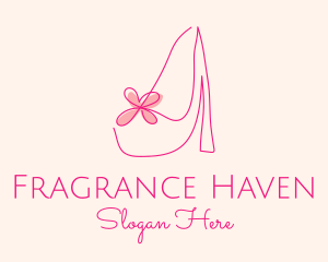 High Heel Women’s Shoe logo design