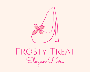 High Heel Women’s Shoe logo design