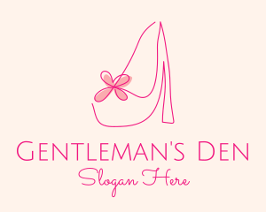 High Heel Women’s Shoe logo design