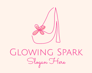 High Heel Women’s Shoe logo design