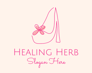 High Heel Women’s Shoe logo design