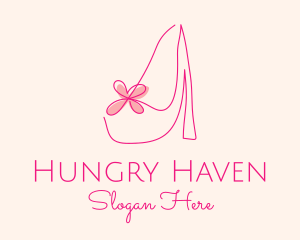 High Heel Women’s Shoe logo design