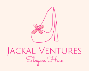 High Heel Women’s Shoe logo design