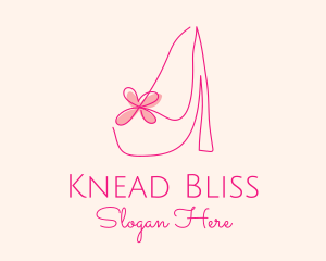 High Heel Women’s Shoe logo design