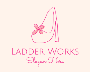 High Heel Women’s Shoe logo design