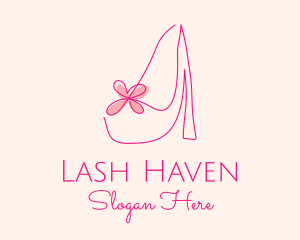 High Heel Women’s Shoe logo design