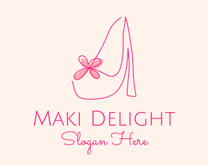 High Heel Women’s Shoe logo design