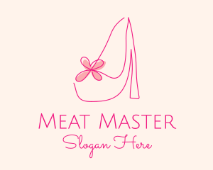 High Heel Women’s Shoe logo design