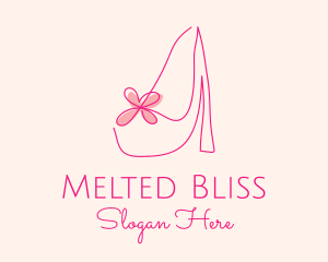 High Heel Women’s Shoe logo design