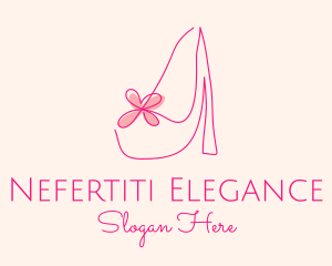 High Heel Women’s Shoe logo design