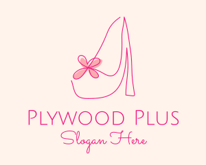 High Heel Women’s Shoe logo design