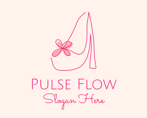 High Heel Women’s Shoe logo design