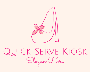 High Heel Women’s Shoe logo design