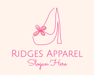 High Heel Women’s Shoe logo design