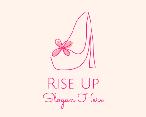 High Heel Women’s Shoe logo design