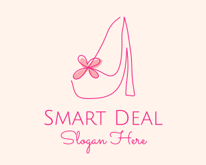 High Heel Women’s Shoe logo design