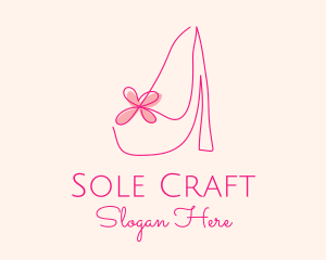 High Heel Women’s Shoe logo design