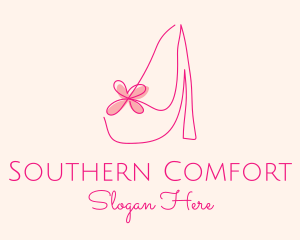 High Heel Women’s Shoe logo design