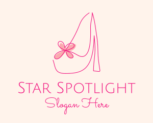 High Heel Women’s Shoe logo design