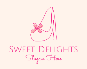 High Heel Women’s Shoe logo design