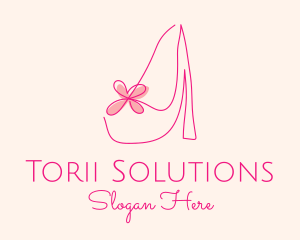 High Heel Women’s Shoe logo design