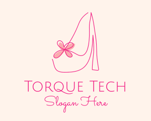 High Heel Women’s Shoe logo design