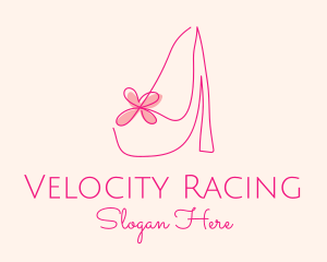 High Heel Women’s Shoe logo design