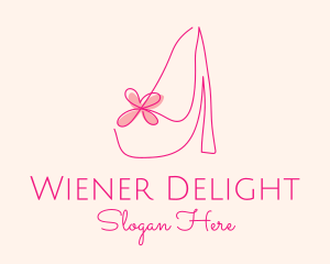 High Heel Women’s Shoe logo design