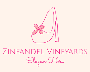 High Heel Women’s Shoe logo design